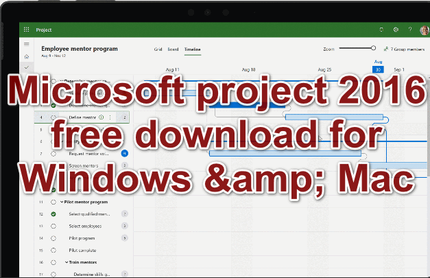 download ms project for mac